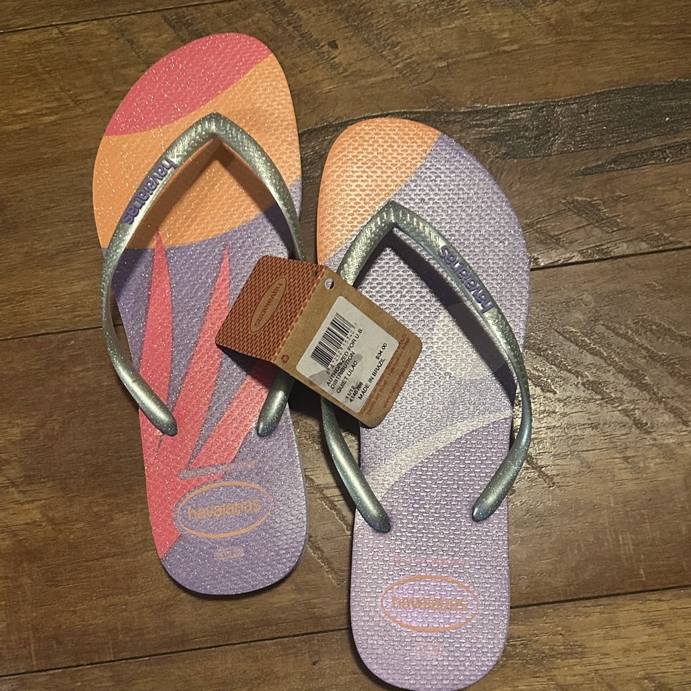 Havaianas Multicolor Sandals - Pink, Orange, Purple